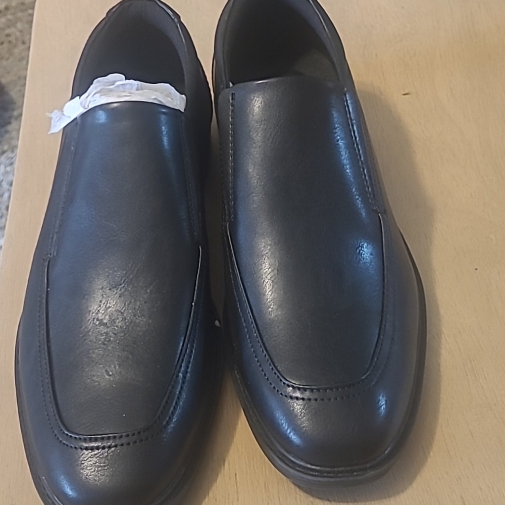 Black dress leather shoes mens